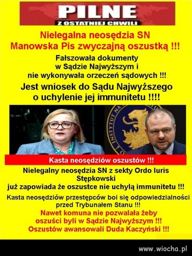 Zobaczcie jakimi miernotami obsadził Zero instytucje wymiaru sprawiedliwości!