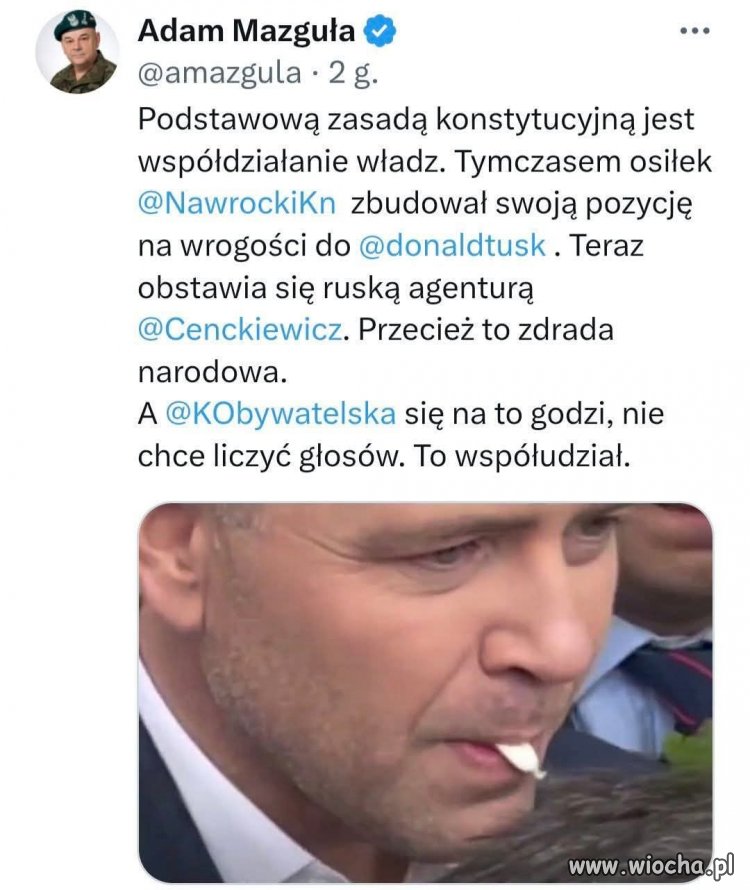 Miejsce zdrajców jest w więzieniu!