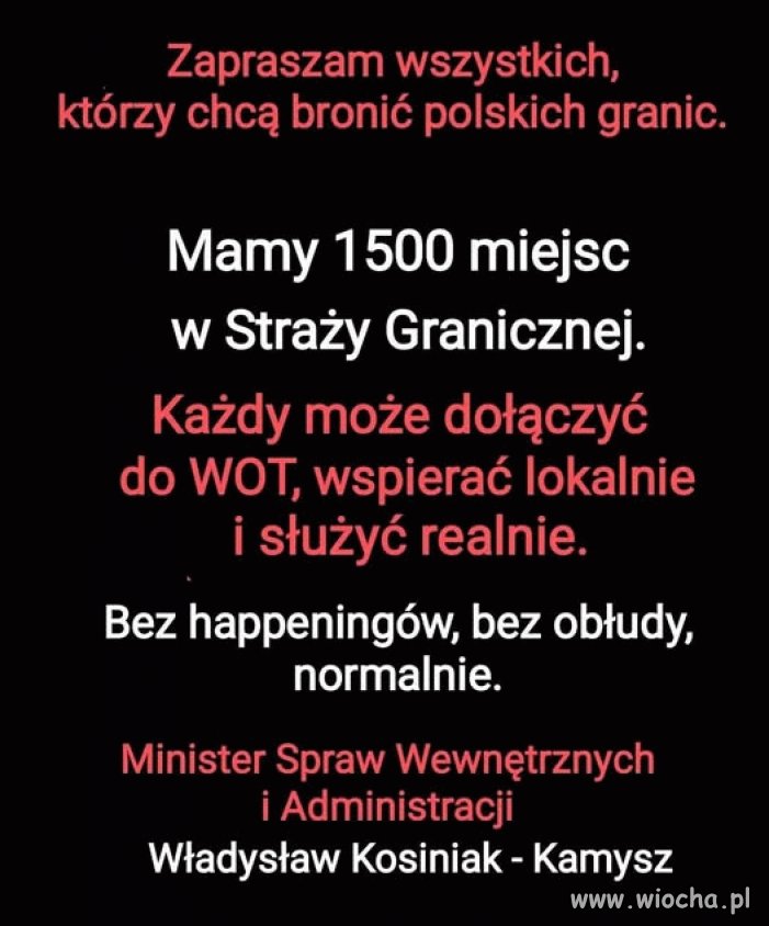 Do pajaców z granicy