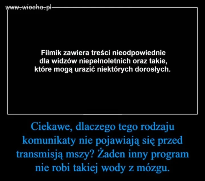 Ten hardcore oparty na biblii powinien mieć ograniczenia wiekowe!