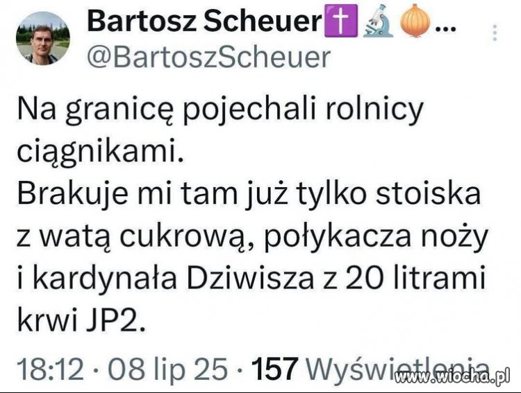 Dziwisz zajęty jest swoim partnerem.