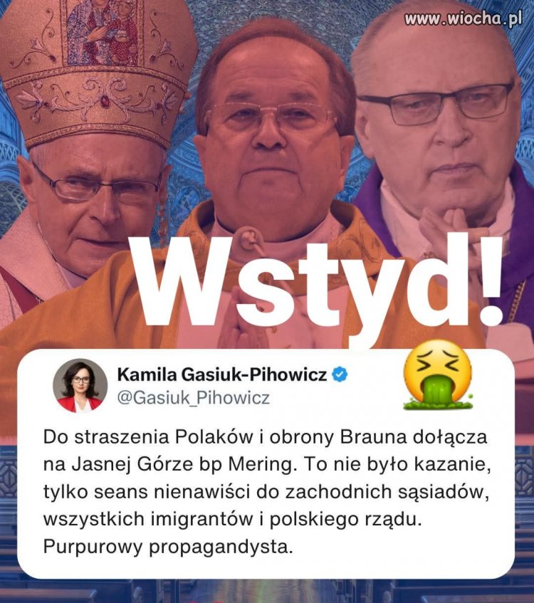 Rozdzielić jak najszybciej państwo od kościoła !