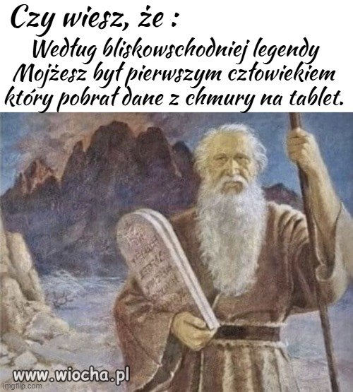 Taka ciekawostka.