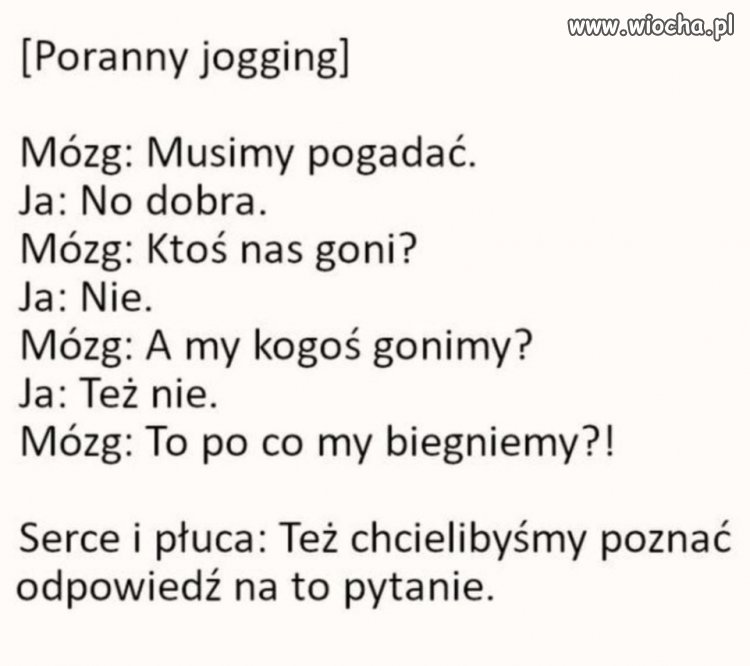 Bieganie: tak