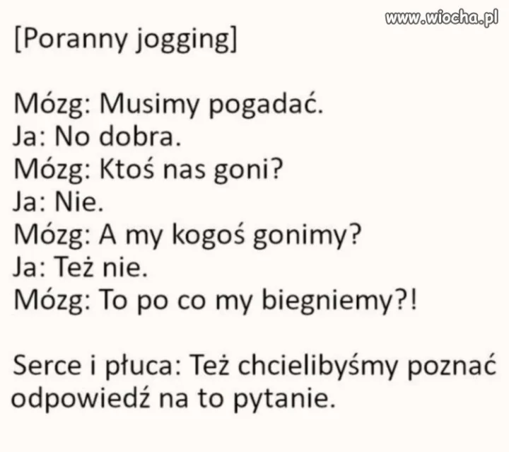 Bieganie: tak
