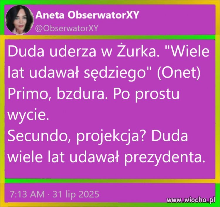 Mam nadzieję, że już niedługo poczuje na swojej skórze, 