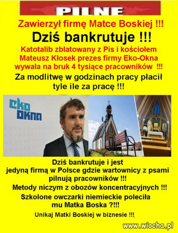 Im więcej zabobonów i zawierzania, tym bardziej w PiSdu!