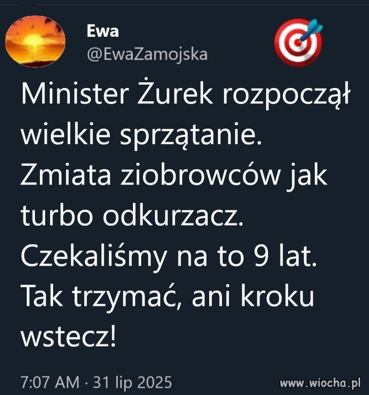 Szkoda, że zmarnowano tyle czasu, półtora roku .