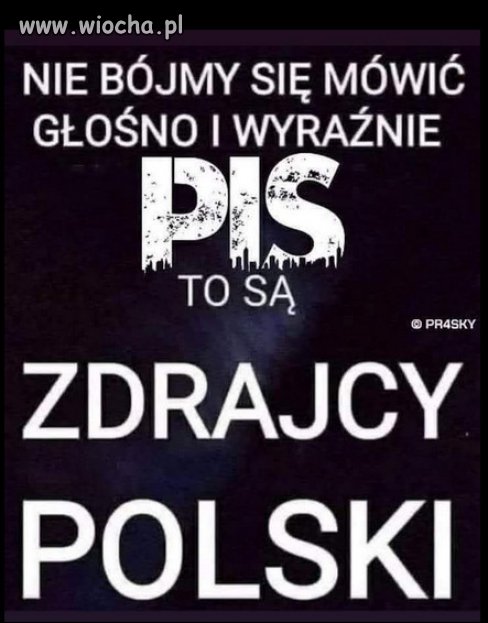 Nigdy więcej PiS Mafii do władzy!
