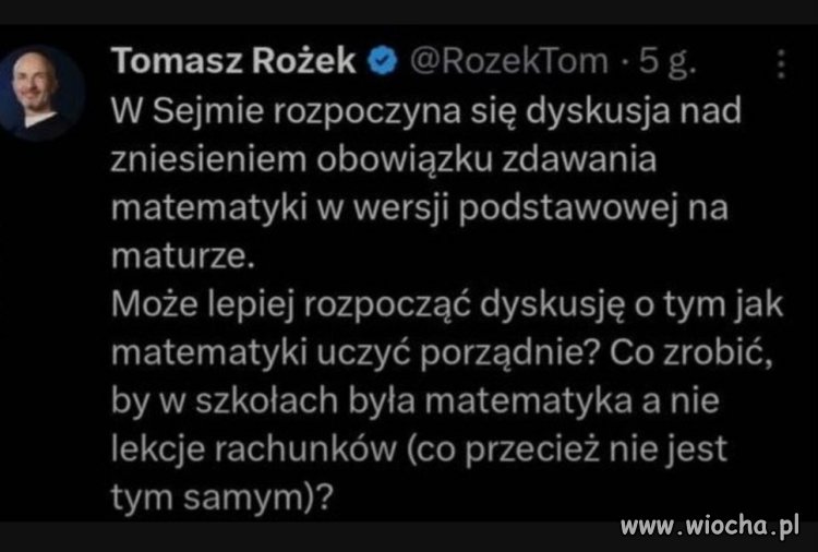 Tak zlikwidujmy wszystko niech moe będzie niczego 