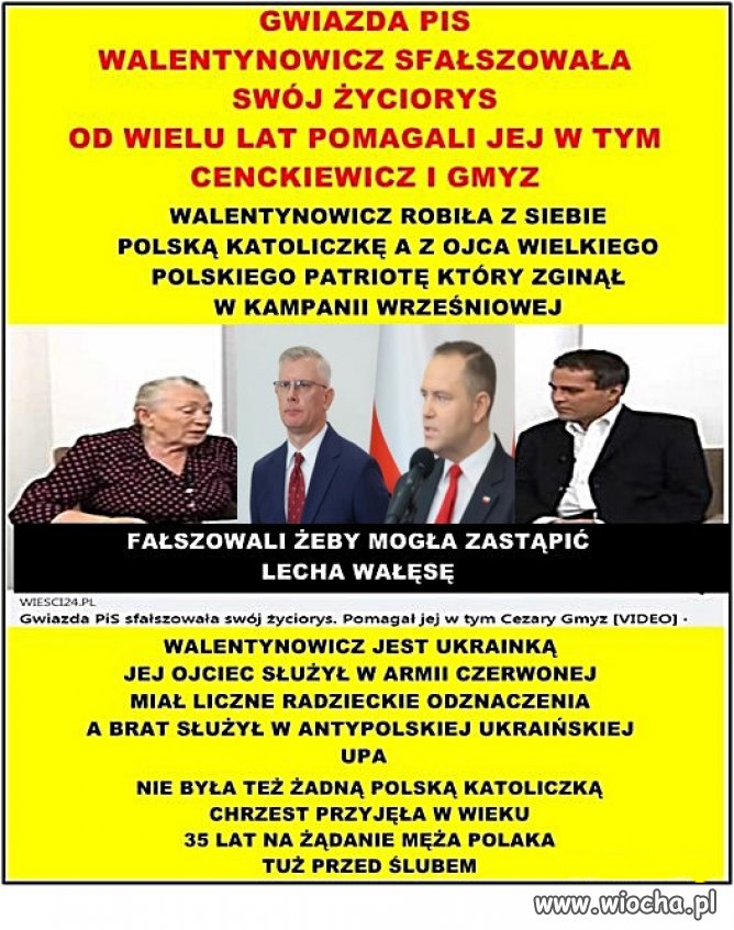 Cenckiewicz i Gmyz sfałszowali życiorys Walentynowicz !!!