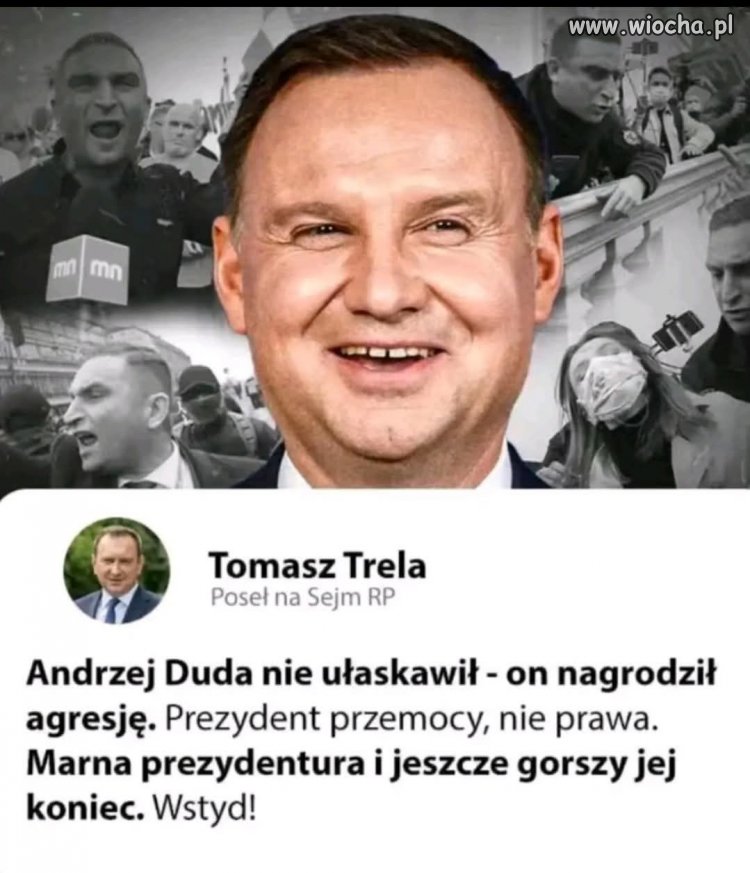 Duda największą hańba Narodu Polskiego !!!