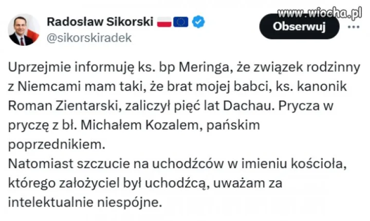 Dla ''kapłana'' Niemiec be, pedofil cacy.