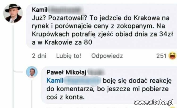 Pan góral zapomnial dodać 
