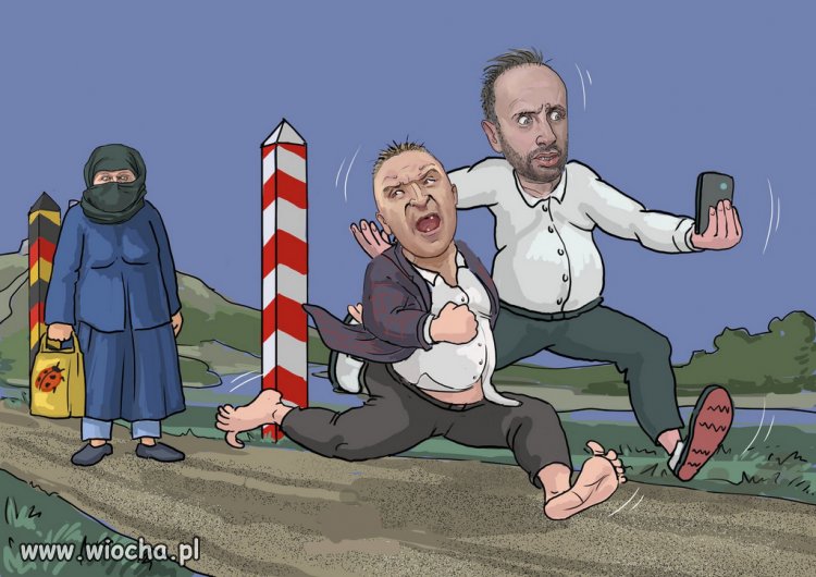 Niezłomni obrońcy granic😁ksywa "bohaterzy" PiSu..