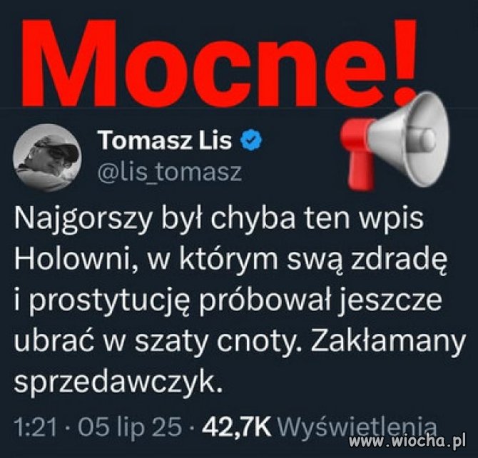 “Prostytucja i Zdrada” - proponuje nowa nazwe Polska2050