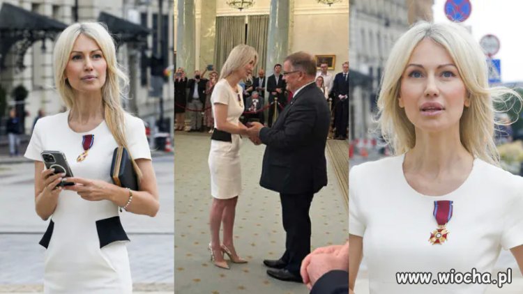 Ogórek została odznaczona Złotym Krzyżem 