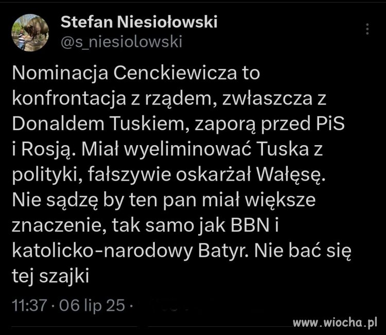 Stefan dobrze gada ...