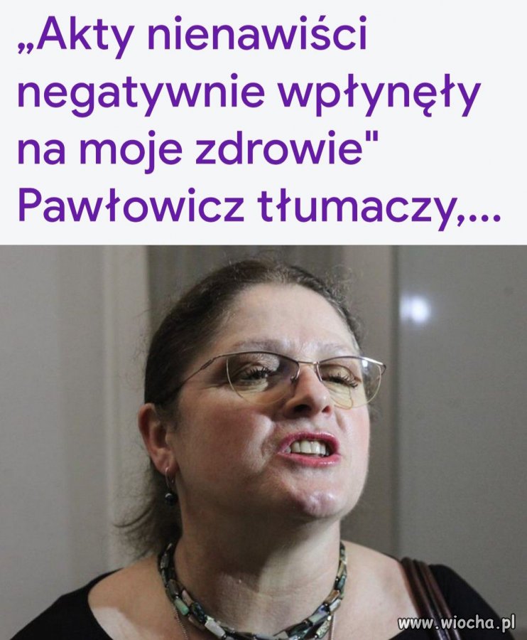 Czyżby zatruła się własnym jadem ?