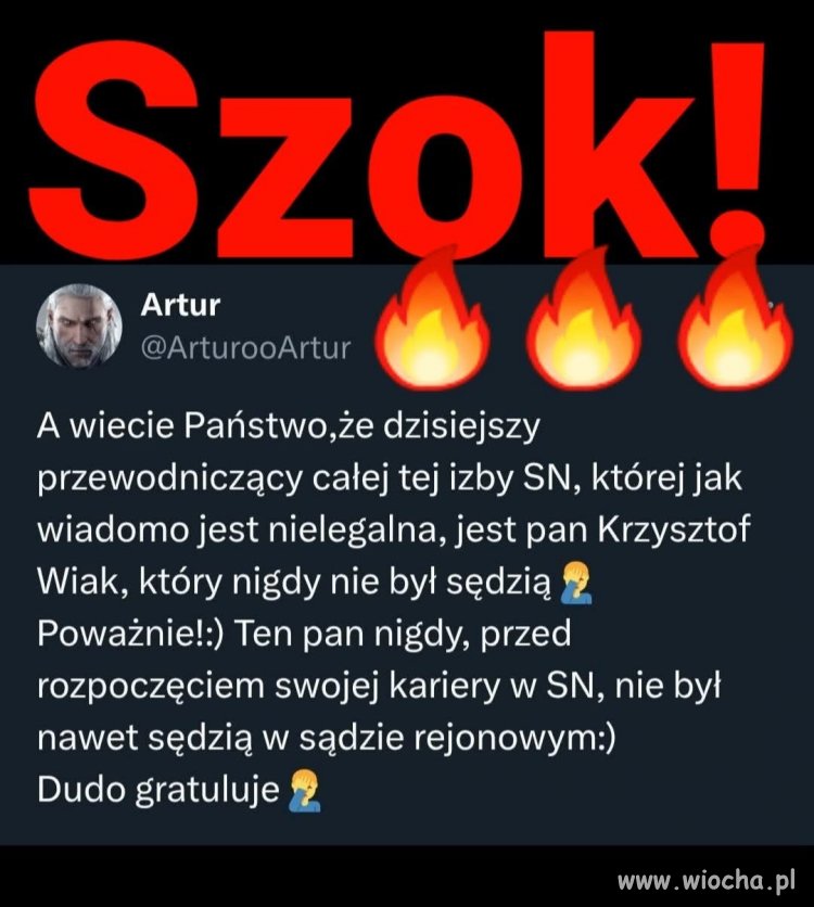 Ale jest członkiem Ordo Iuris... i to jest najważniejsze !