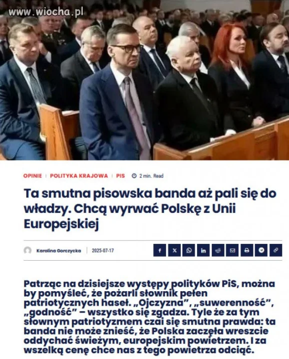 Dzisiaj nie mają władzy, więc gryzą, szczekają, podpalają.