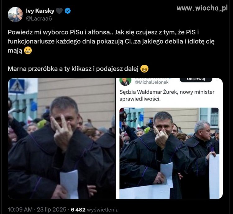Na tym zdjęciu z prawej to jest trupia łapa karła żoliborskiego