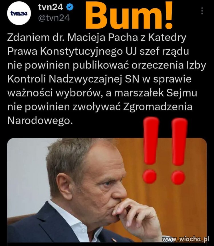 I tak powinien zrobić Premier !