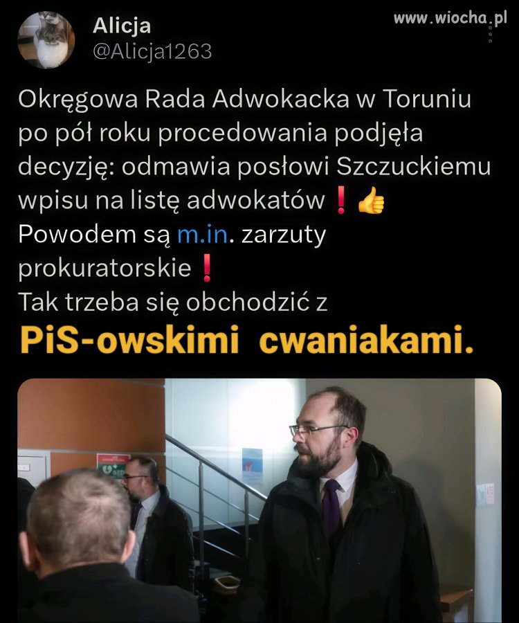 A Szucki chyba dwa dni temu ogłosił, 