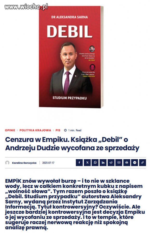 Kup książkę „Debil. Studium przypadku” 