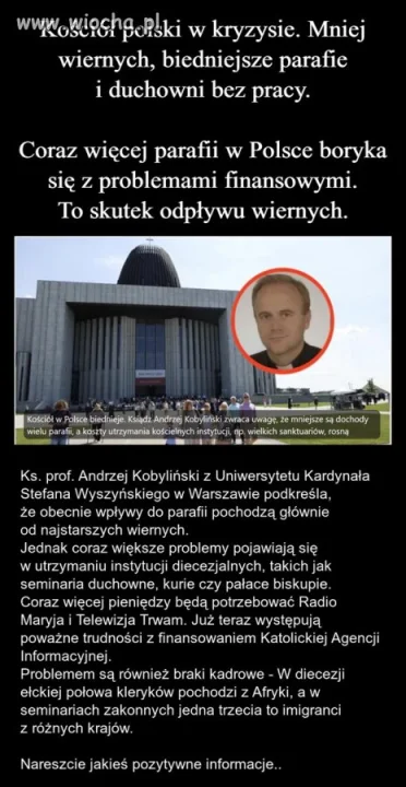 Jedyne dobre informacje...
