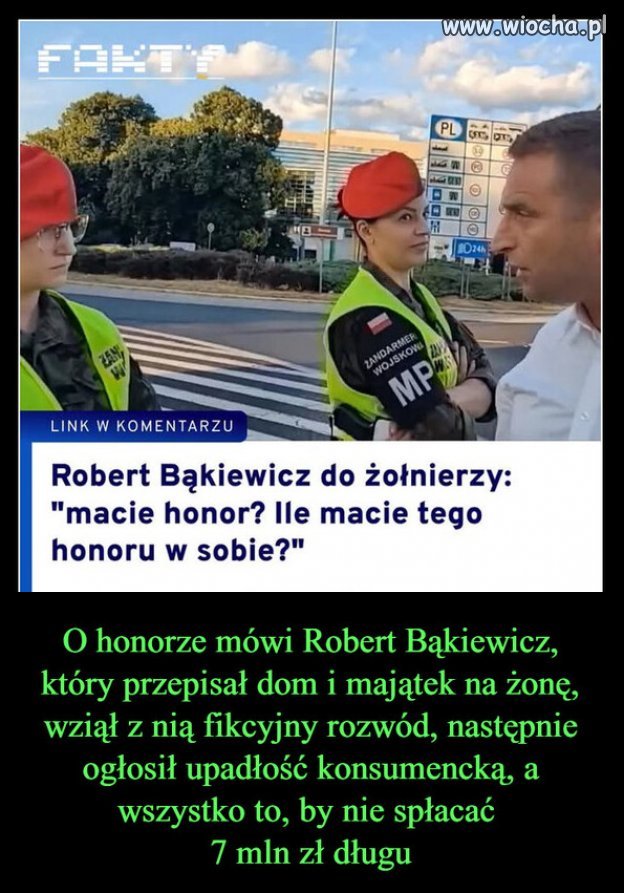 On ma inną wersję honoru, PiSowska...