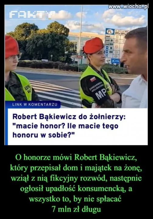 On ma inną wersję honoru, PiSowska...