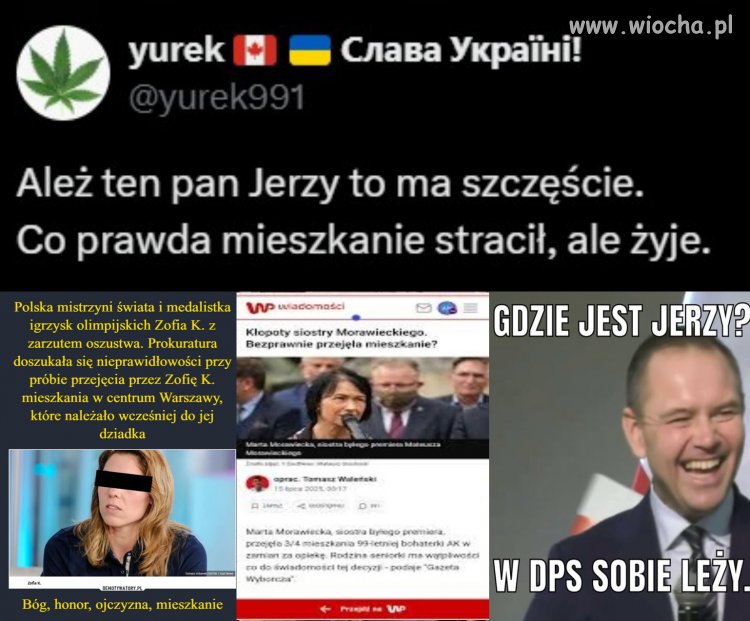 Bóg, honor, ojczyzna, mieszkanie