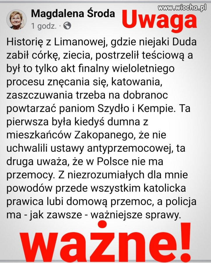 Dla konserwatystów i skrajnej prawicy przemoc...