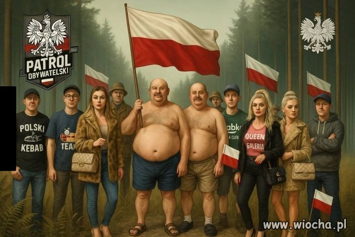 Przeciętny skład Patrolu Obywatelskiego