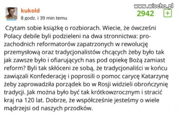 Historia lubi się powtarzać..