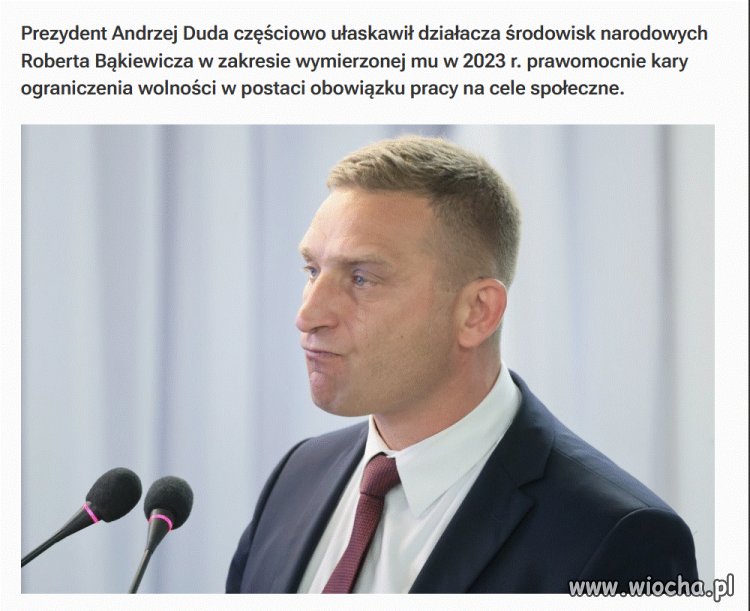 Duda znowu puścił baka.