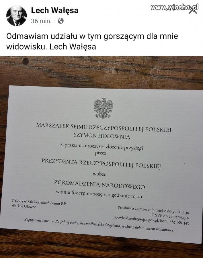 BRAWO PANIE PREZYDENCIE 