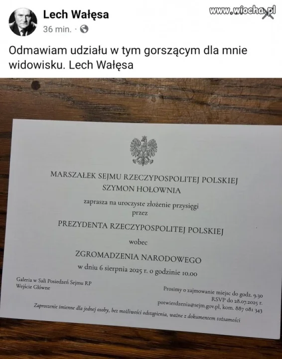 BRAWO PANIE PREZYDENCIE 