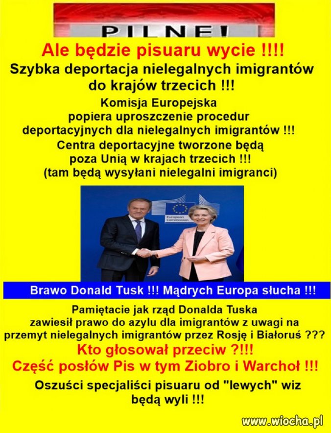 Brawo Donald Tusk !!! Tak trzymać !!!
