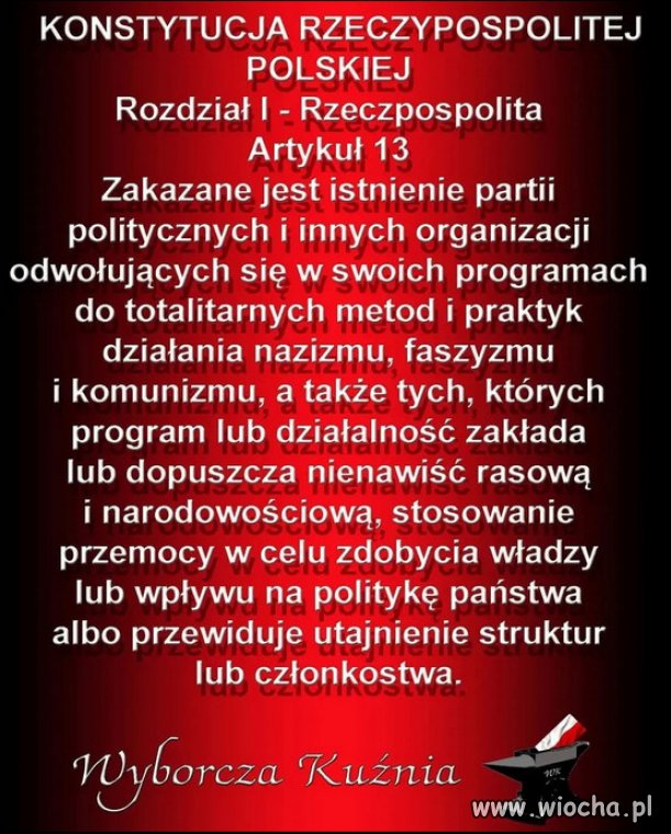 Tylko delegalizacja PiSu i Konfederosji uratuje od faszyzmu!