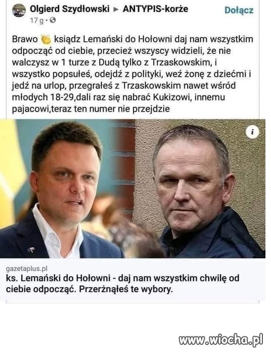  wstydu nie masz Szymek