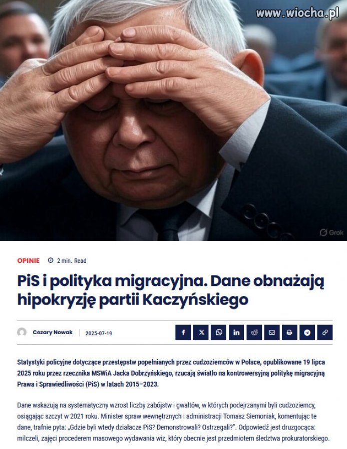 Kaczyński najlepiej zwalcza problemy, których sam winny!