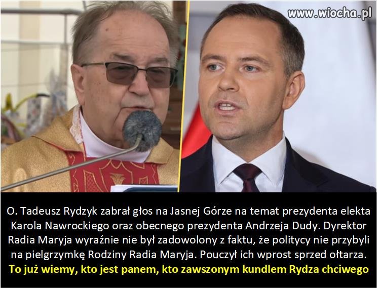Rydz chciwy gani swoich zawszonych kundli.