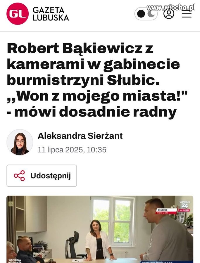 Słubice pogoniły Bąkiewicza i jego ‘’obrońców’’. 