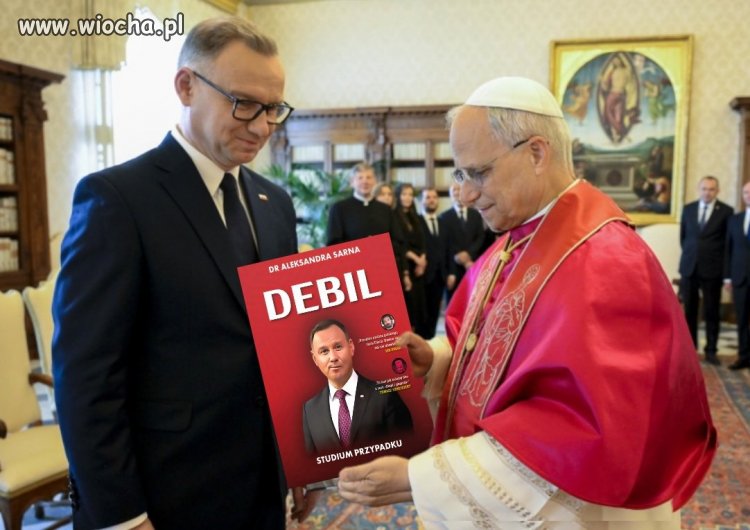 Anżej w Watykanie.