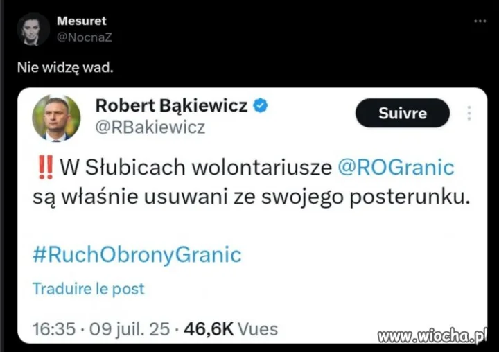 Ja jedną widzę: czemu tak późno?!