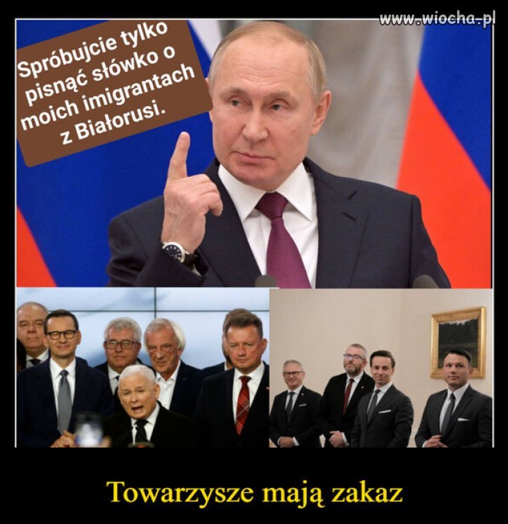 W PiS i Konfie nigdy zlego slowa na Rosje i Bialorus...