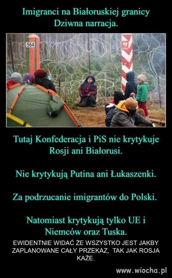 Tu nie chodzi o imigrantów. Oni są tylko narzędziem