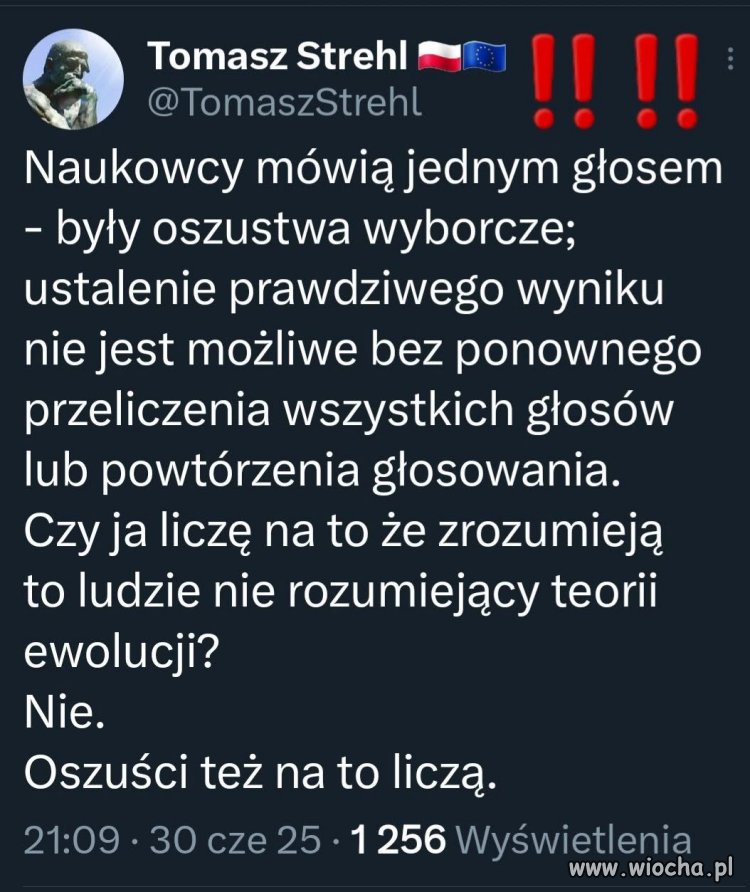 Trzeba powtórzyć II turę wyborów !
